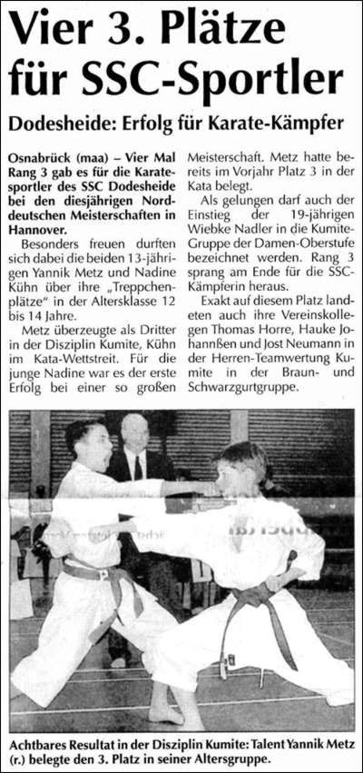 Osnabr&uuml;cker Sonntagszeitung vom 14.11.04